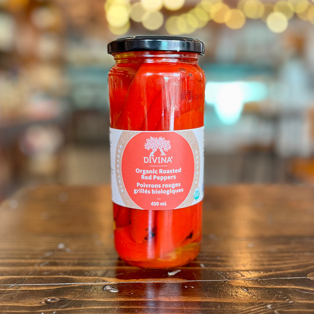 Organic Roasted Red Peppers | Divina