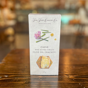 Chive & Extra Virgin Olive Oil Crackers | The Fine Cheese Company
