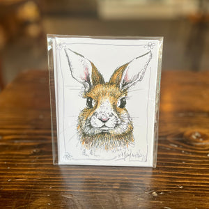 Greeting Card (Bunny) | Salty Hag Studio
