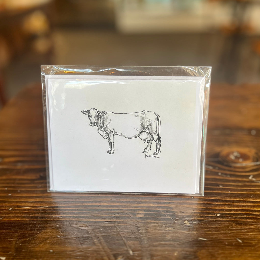 Greeting Card (Cow) | Salty Hag Studio