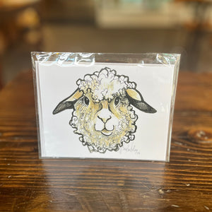 Greeting Card (Happy Sheep) | Salty Hag Studio