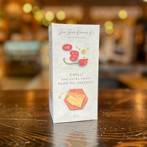 Chilli & Extra Virgin Olive Oil Crackers | The Fine Cheese Company