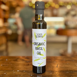 Silver & Green | Organic Basil Olive Oil
